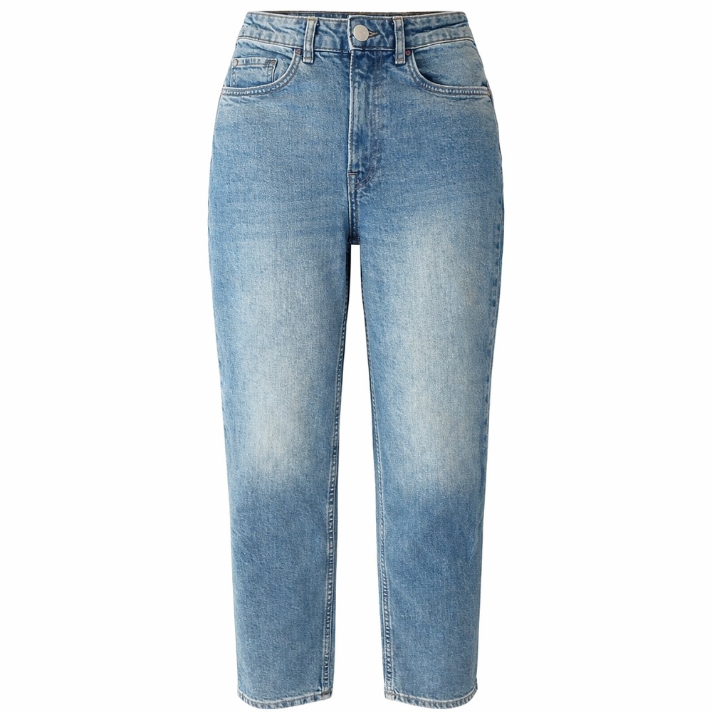 Women’s High-Rise Straight Leg Jeans – Classic Blue Denim (Size US 2)